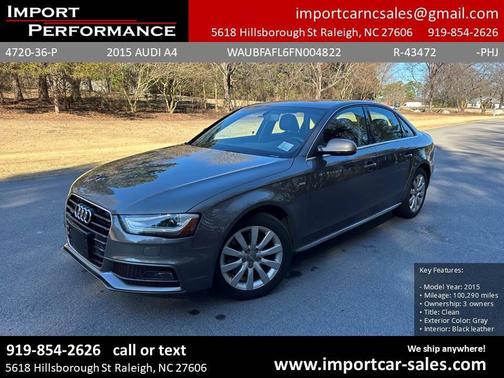 2015 Audi A4 2.0T Premium
