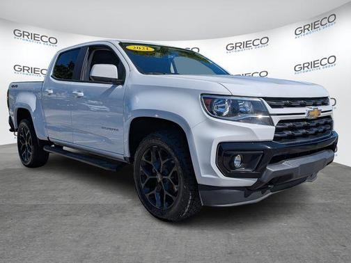 Summit White 2021 Chevrolet Colorado LT