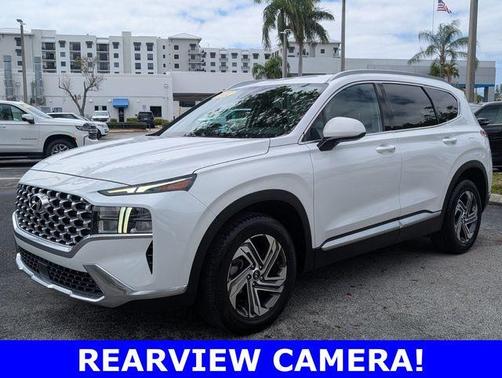 Quartz White 2022 Hyundai SANTA FE SEL