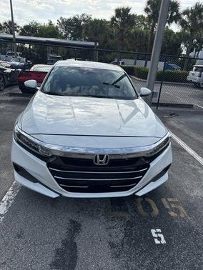 White 2021 Honda Accord LX 1.5T