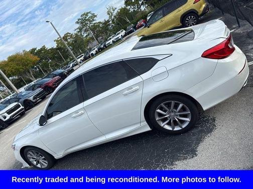 White 2021 Honda Accord LX 1.5T