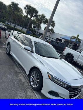 White 2021 Honda Accord LX 1.5T