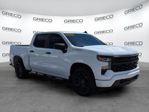 Summit White 2023 Chevrolet Silverado 1500 Custom