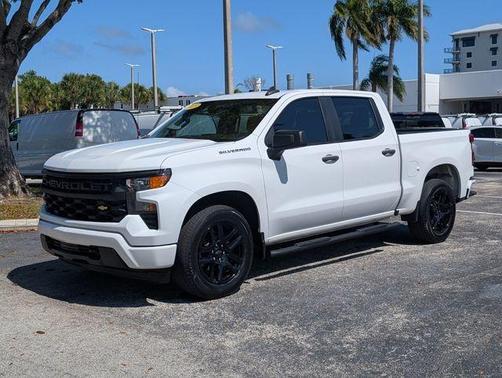 Summit White 2023 Chevrolet Silverado 1500 Custom