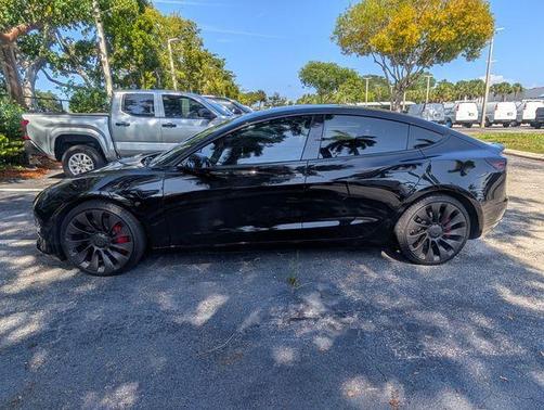 Black 2022 Tesla Model 3 Performance