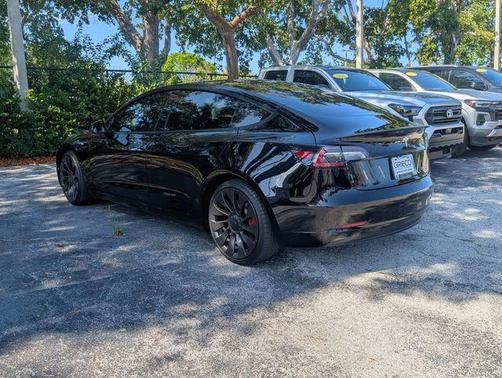 Black 2022 Tesla Model 3 Performance
