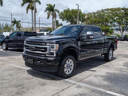Black Metallic 2020 Ford F-350 Platinum