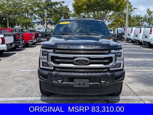 Black Metallic 2020 Ford F-350 Platinum