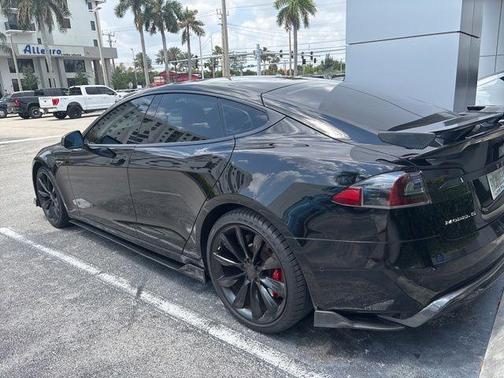 Black 2016 Tesla Model S P90D