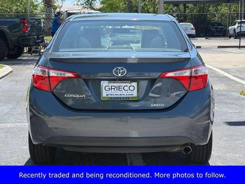Slate Metallic 2015 Toyota Corolla S Plus
