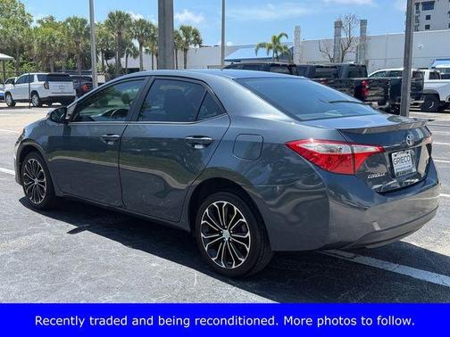 Slate Metallic 2015 Toyota Corolla S Plus