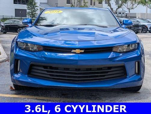 Hyper Blue Metallic 2018 Chevrolet Camaro 1LT