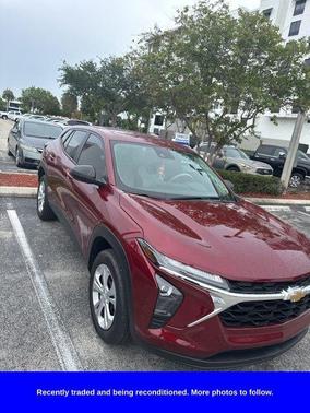 Crimson Metallic 2024 Chevrolet Trax LS