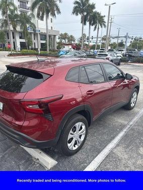 Crimson Metallic 2024 Chevrolet Trax LS