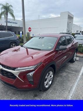 Crimson Metallic 2024 Chevrolet Trax LS