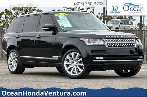 Santorini Black 2015 Land Rover Range Rover 5.0L Supercharged