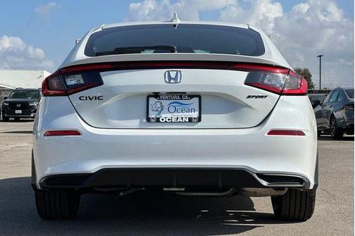 Platinum White Pearl 2026 Honda Civic Sport