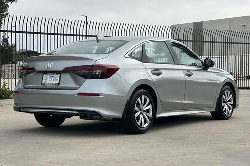 Solar Silver Metallic 2026 Honda Civic LX