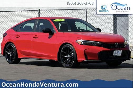 Rallye Red 2026 Honda Civic Sport