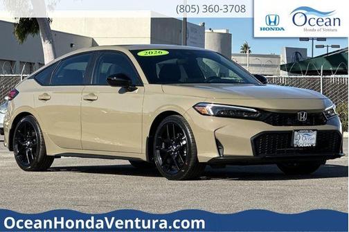 Sand Dune 2026 Honda Civic Sport