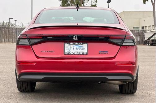 Radiant Red Metallic 2026 Honda Accord Hybrid Sport