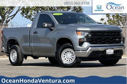 Sterling Gray Metallic 2026 Chevrolet Silverado 1500 WT