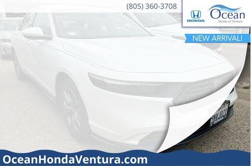Platinum White Pearl 2024 Honda Accord EX