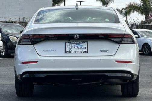 Platinum White Pearl 2026 Honda Accord Hybrid Touring