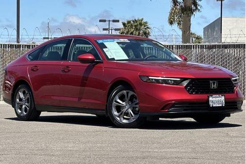 Radiant Red Metallic 2024 Honda Accord EX