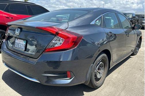 Gray 2021 Honda Civic LX