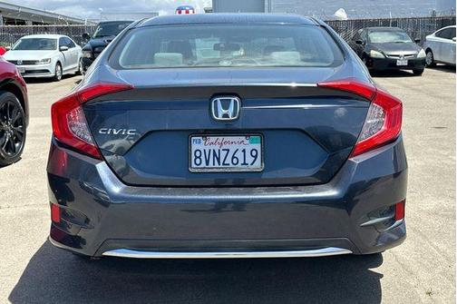 Gray 2021 Honda Civic LX