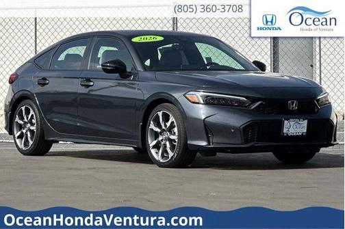 Meteorite Gray Metallic 2026 Honda Civic Hybrid Sport Touring