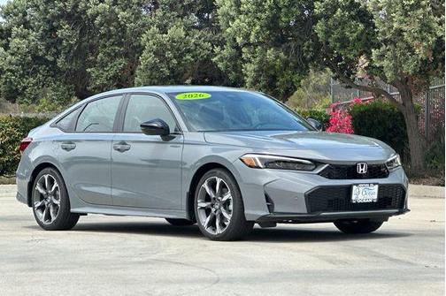 Urban Gray Pearl 2026 Honda Civic Hybrid Sport Touring