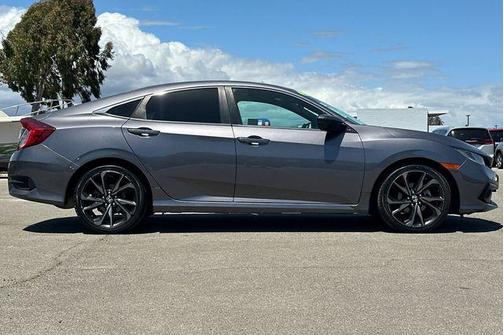 Modern Steel Metallic 2020 Honda Civic Sport