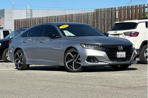 Lunar Silver Metallic 2021 Honda Accord Sport 1.5T
