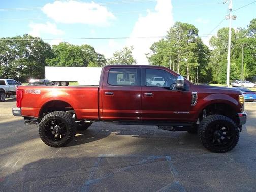 Maroon 2017 Ford F-250 Lariat