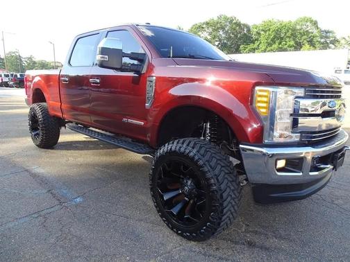 Maroon 2017 Ford F-250 Lariat