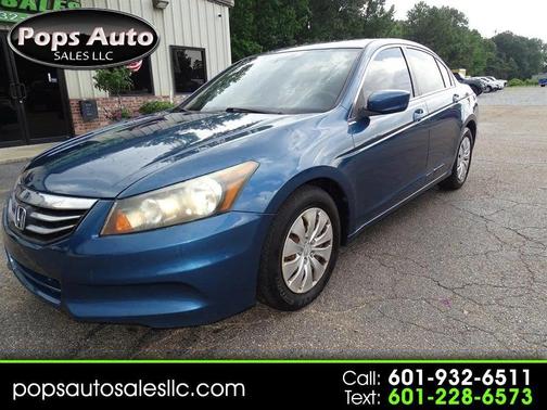 Blue 2011 Honda Accord 2.4 LX