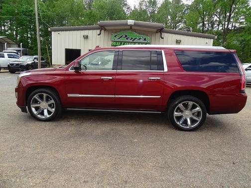 Red 2017 Cadillac Escalade ESV Premium Luxury