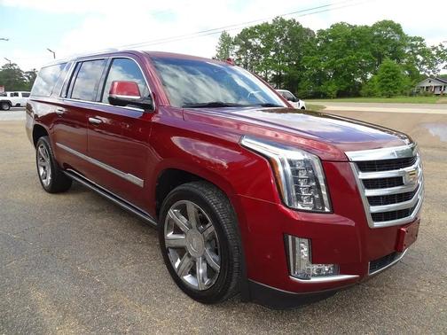 Red 2017 Cadillac Escalade ESV Premium Luxury