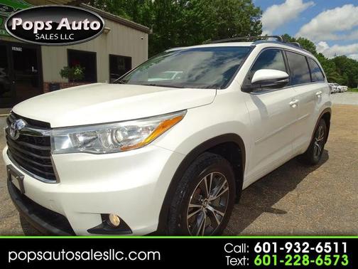 Blizzard Pearl 2016 Toyota Highlander XLE