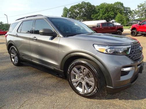 Grey 2021 Ford Explorer XLT