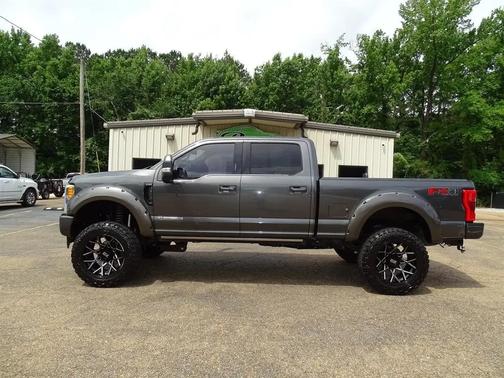 Grey 2018 Ford F-250 Platinum