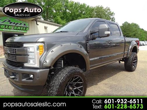 Grey 2018 Ford F-250 Platinum
