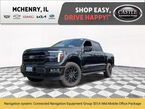 Agate Black Metallic 2025 Ford F-150 Lariat