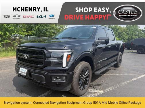 Agate Black Metallic 2025 Ford F-150 Lariat