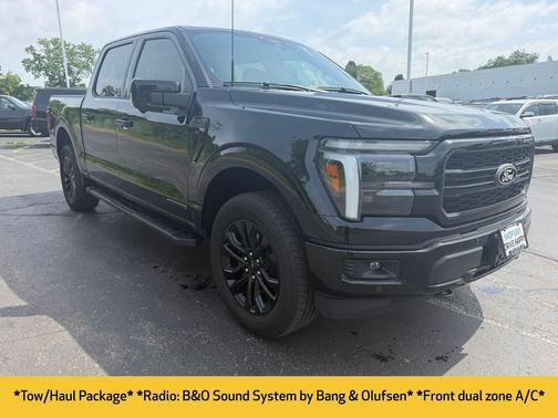 Agate Black Metallic 2025 Ford F-150 Lariat