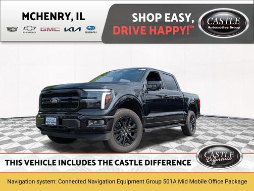 Agate Black Metallic 2025 Ford F-150 Lariat