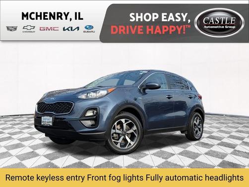 Pacific Blue 2021 Kia Sportage LX