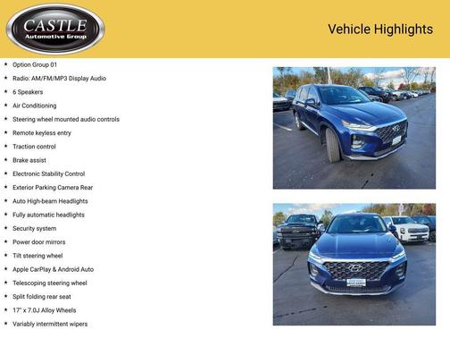 2020 Hyundai SANTA FE SE 2.4